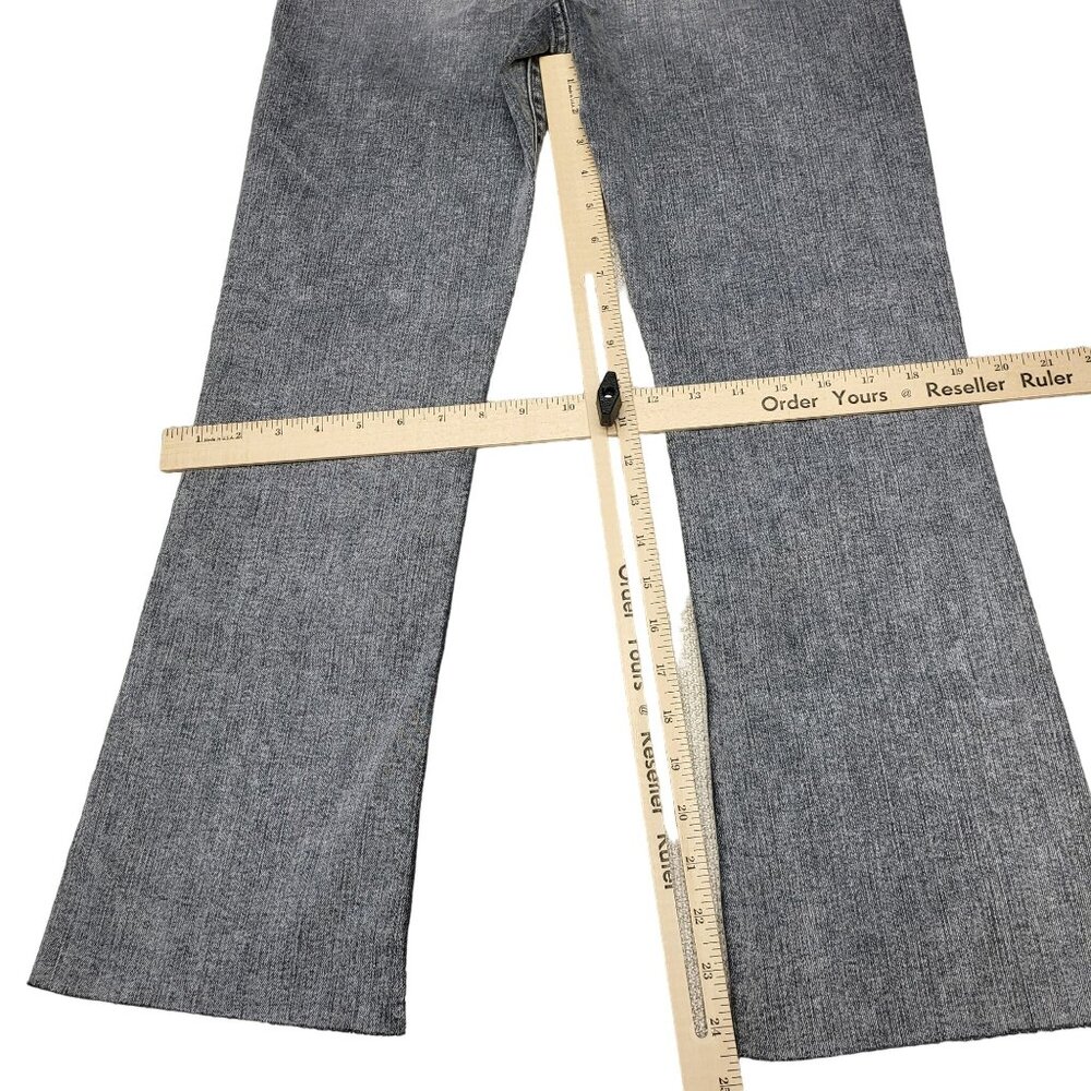 FIDELITY DENIM Juniper Crop Cropped Flare Women's Jeans Denim Surfire Grey SZ 27 - Picture 12 of 16